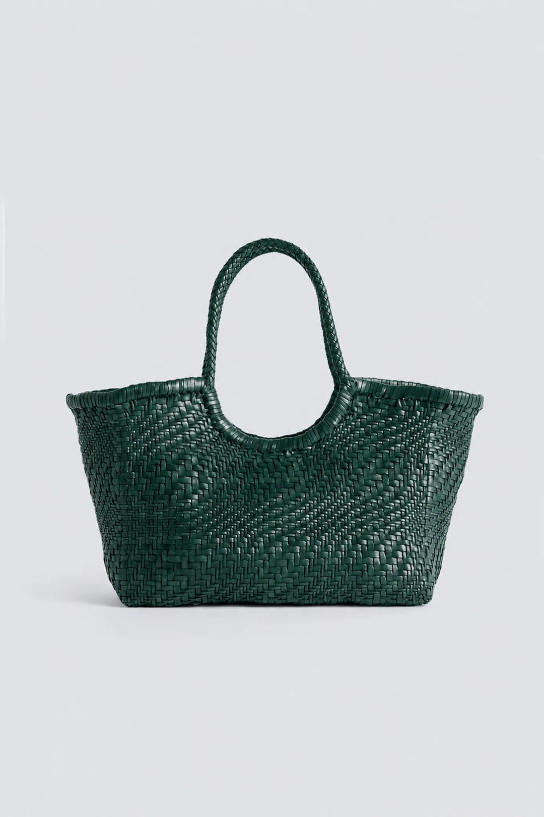 Dragon Diffusion - Nantucket Optical Forest - Woven Leather Bag Handmade