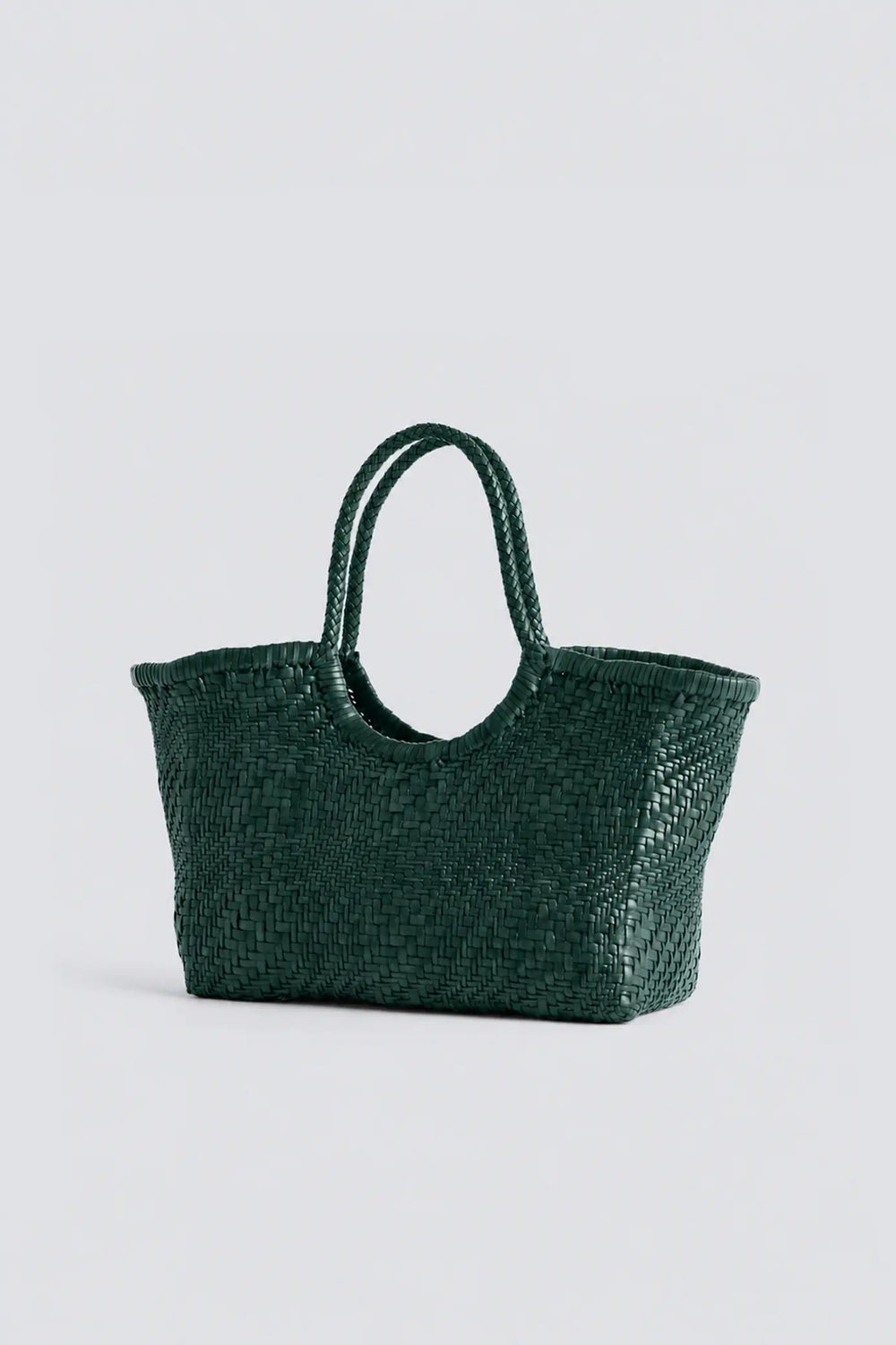 Dragon Diffusion - Nantucket Optical Forest - Woven Leather Bag Handmade