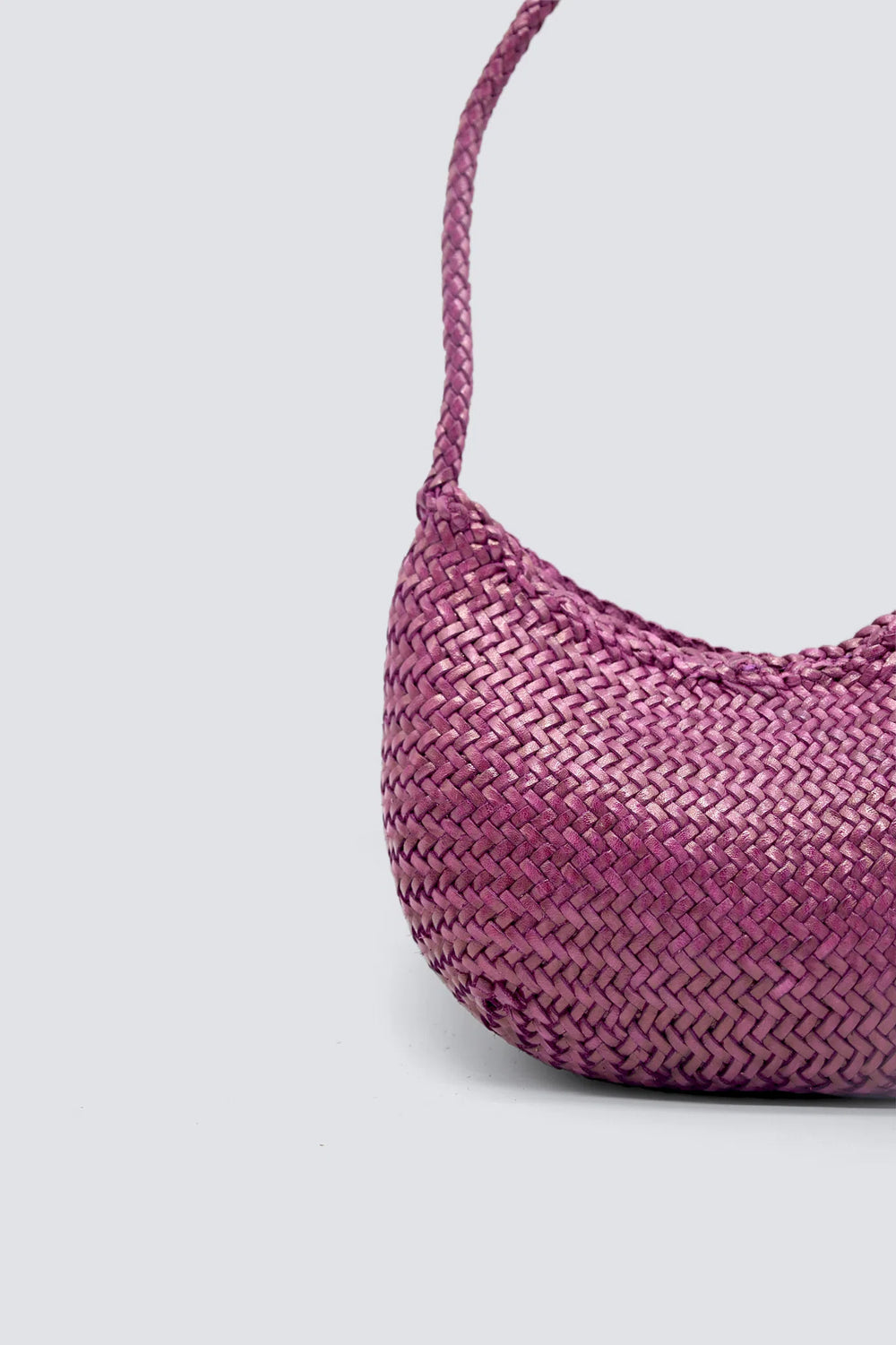Dragon Diffusion - Woven Leather Bag - Nova Luna Plum