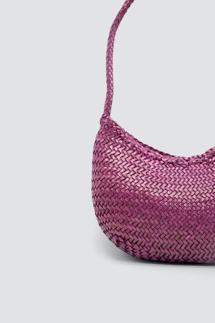 Dragon Diffusion - Woven Leather Bag - Nova Luna Plum