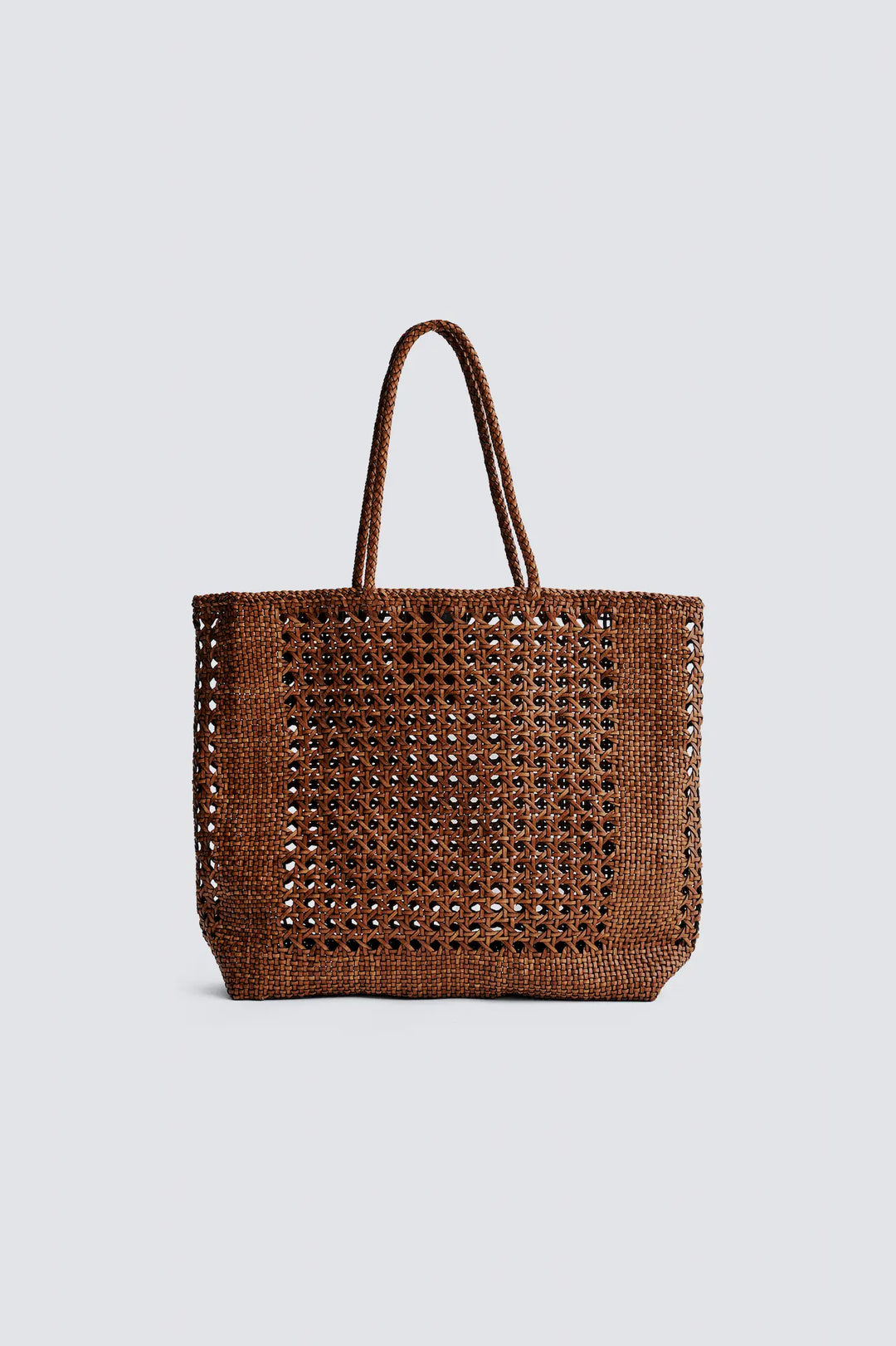 Dragon Diffusion - NS Cannage Tan - Woven Leather Bag Handmade