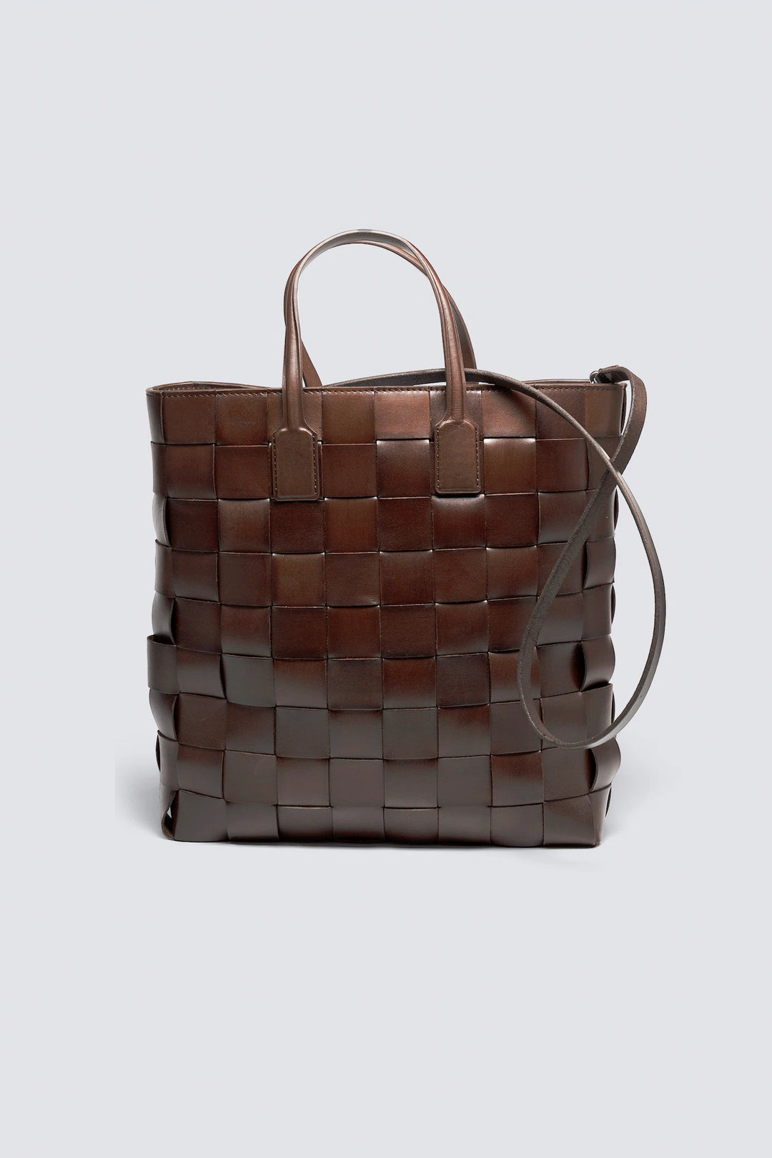 Dragon Diffusion - Pino Dark Brown - Woven Leather Bag Handmade