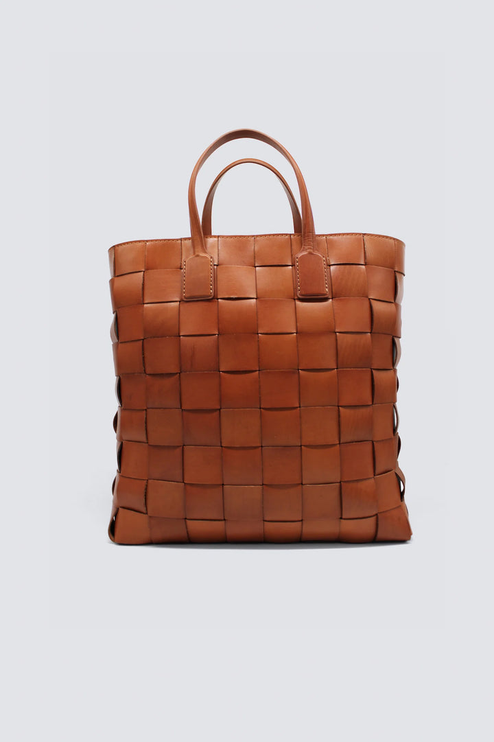 Dragon Diffusion - Pino Tan - Woven Leather Bag Handmade