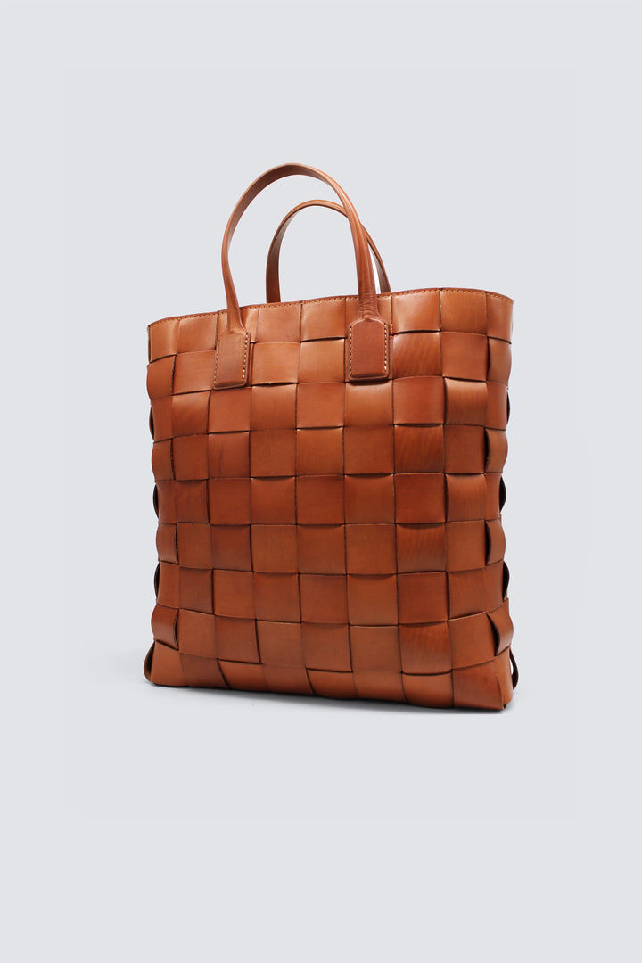 Dragon Diffusion - Pino Tan - Woven Leather Bag Handmade