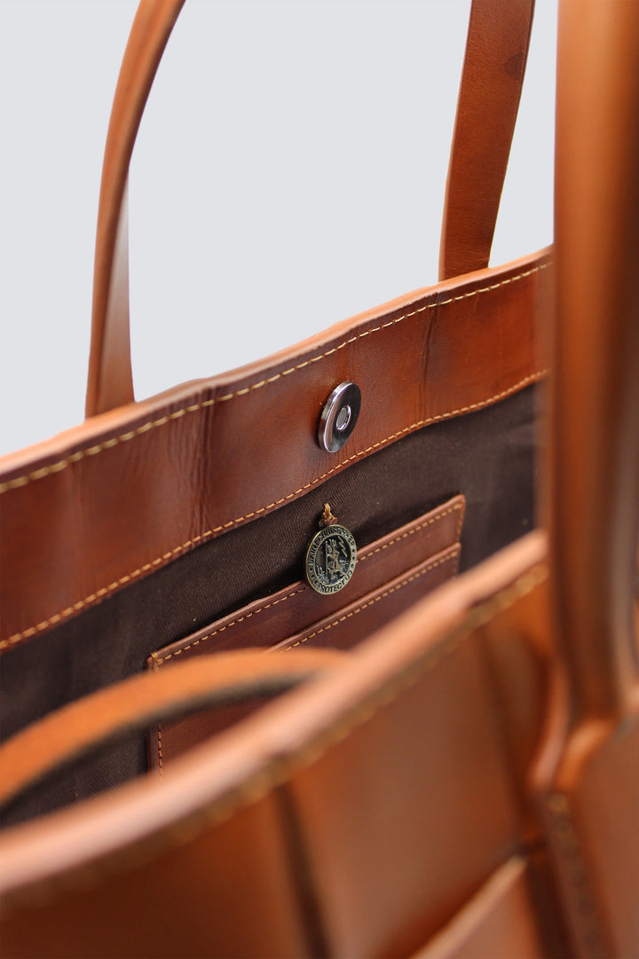 Dragon Diffusion - Pino Tan - Woven Leather Bag Handmade