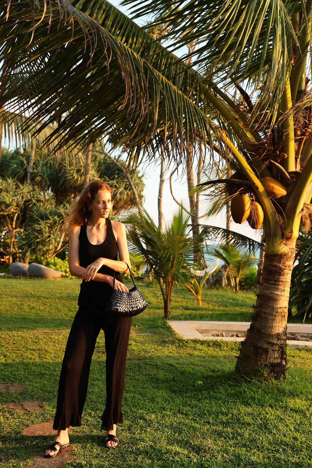 Dragon Diffusion - Woven Leather Bag Handmade - Rosanna Black