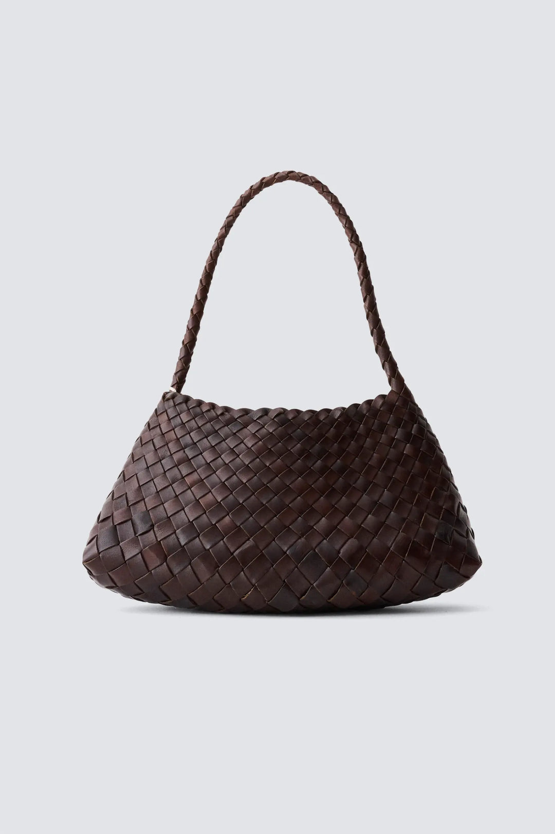 Dragon Diffusion - Woven Leather Bag Handmade - Rosanna Dark Brown