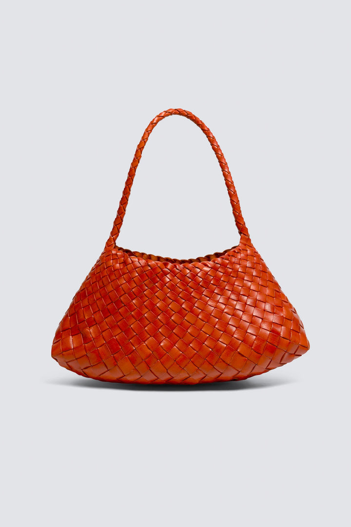 Dragon Diffusion - Rosanna Naranja - Woven Leather Bag Handmade
