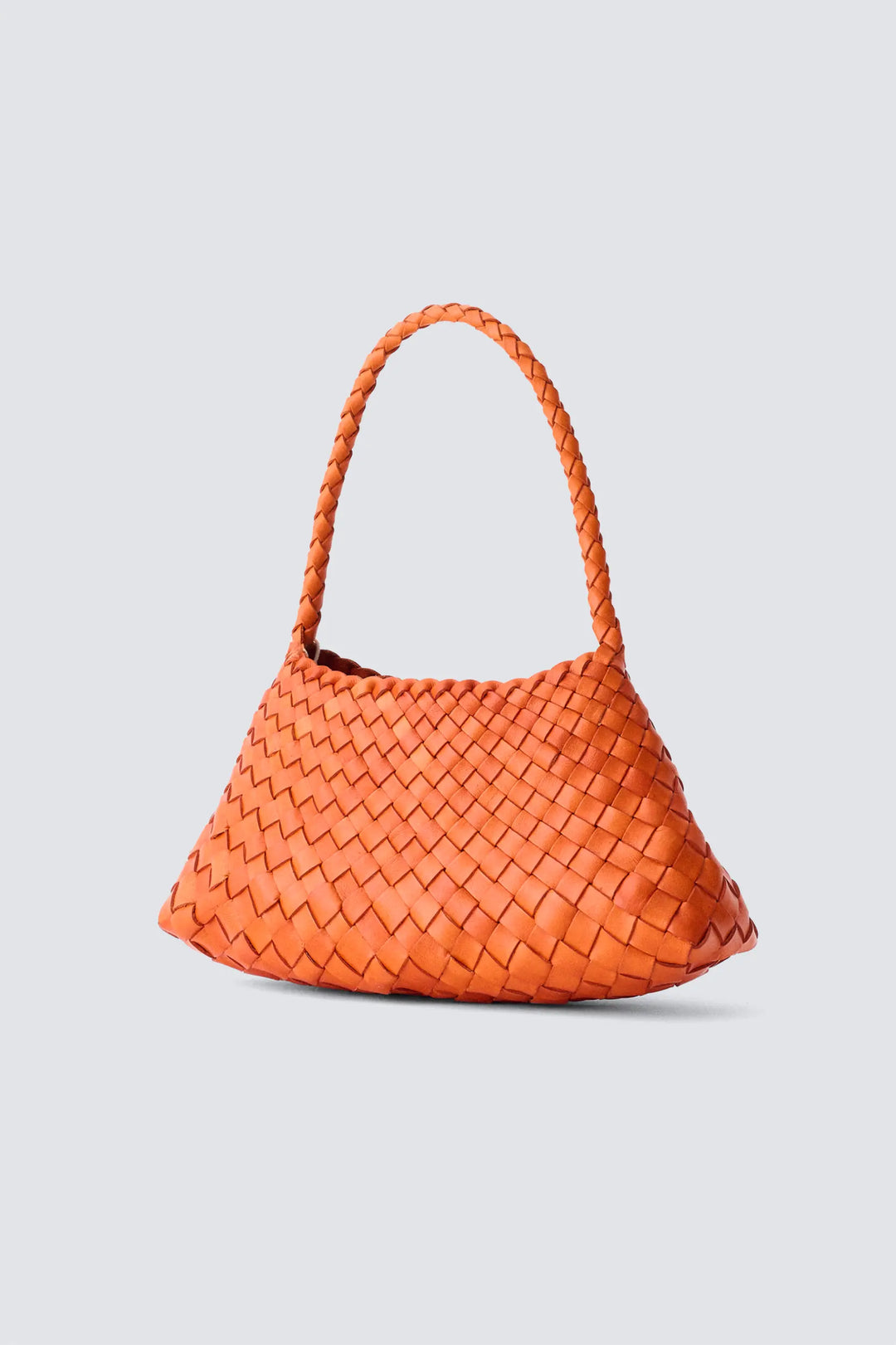 Dragon Diffusion - Woven Leather Bag Handmade - Rosanna Orange