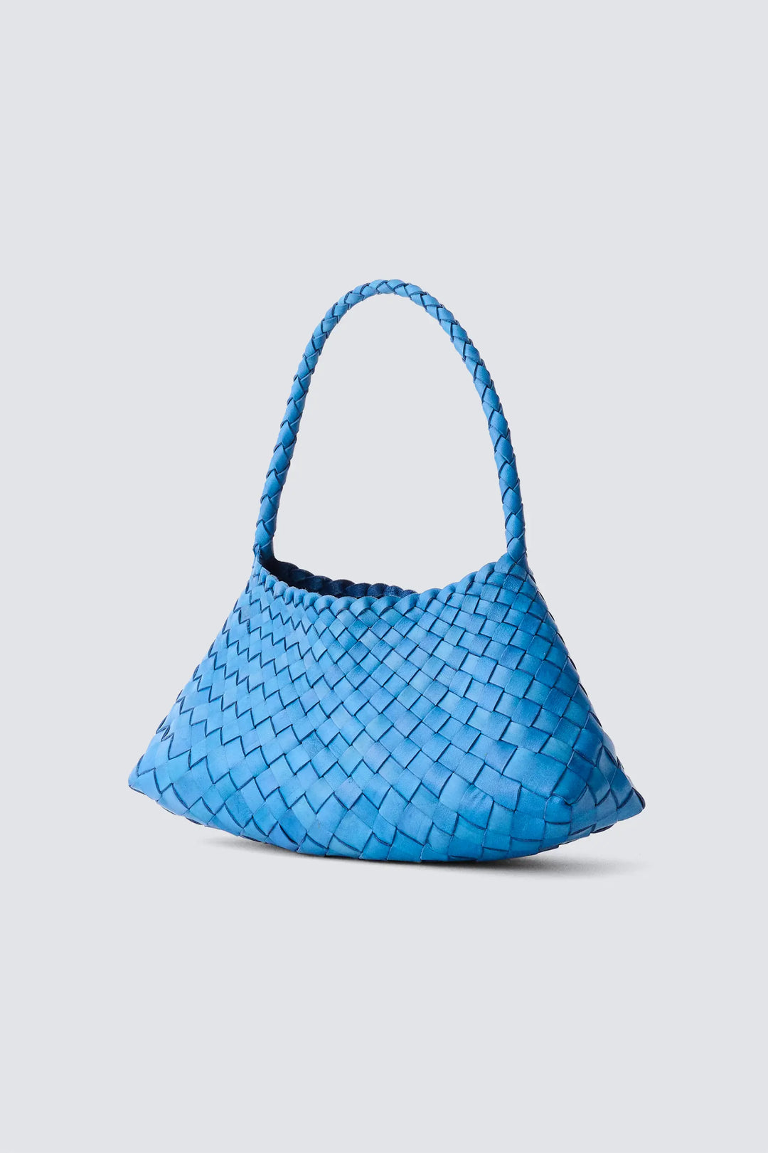 Dragon Diffusion - Woven Leather Bag Handmade - Rosanna Steel Blue