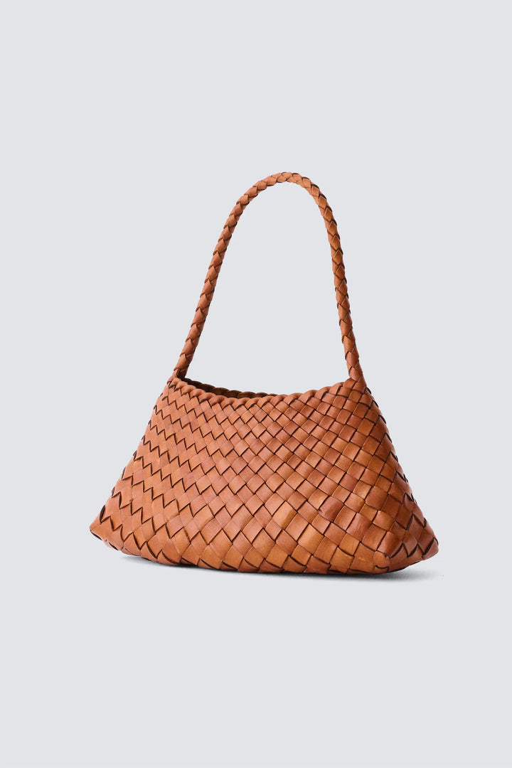 Dragon Diffusion - Woven Leather Bag Handmade - Rosanna Tan