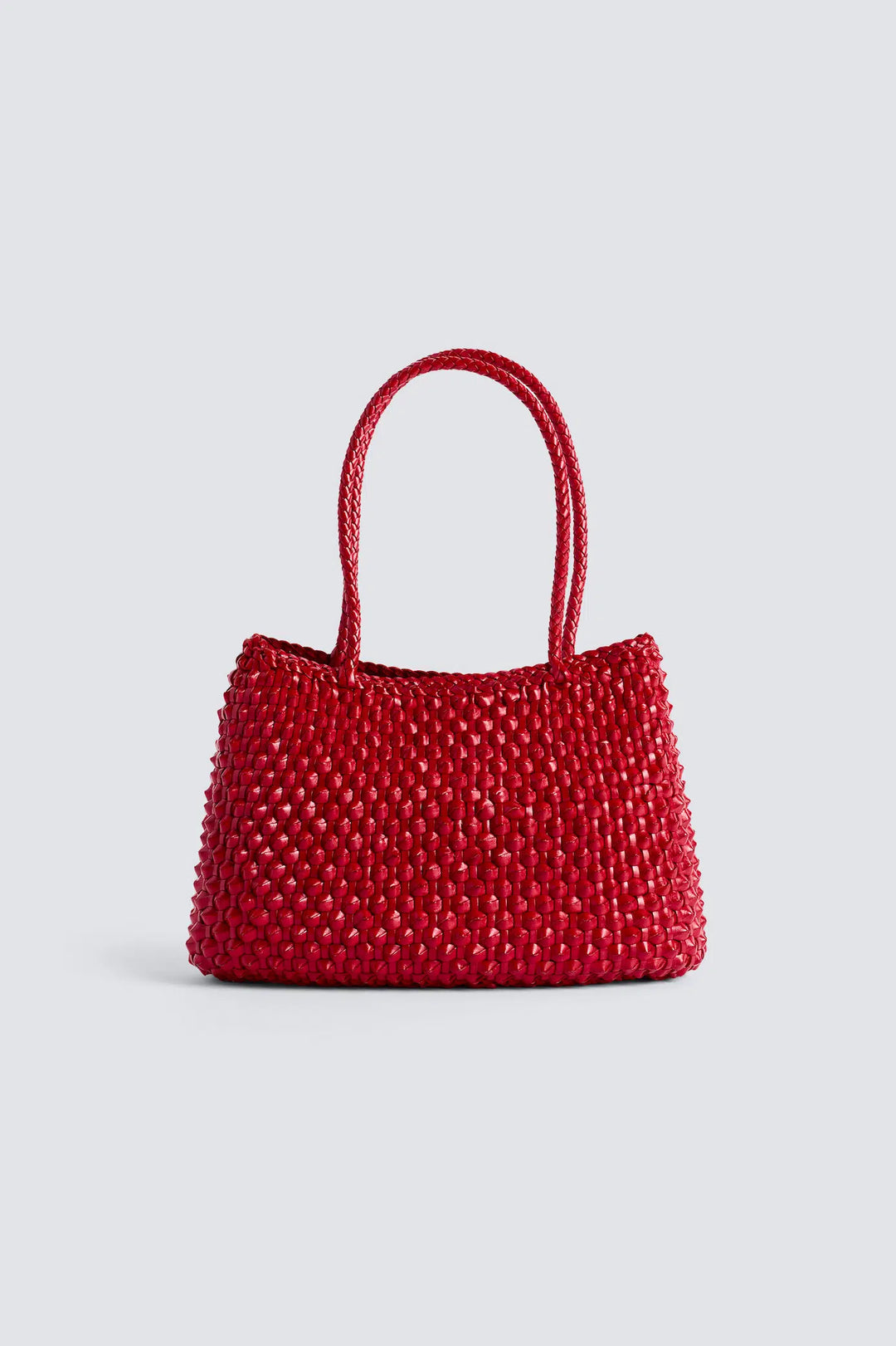Dragon Diffusion - S.Croce Cactus Poppy Red - Woven Leather Bag Handmade