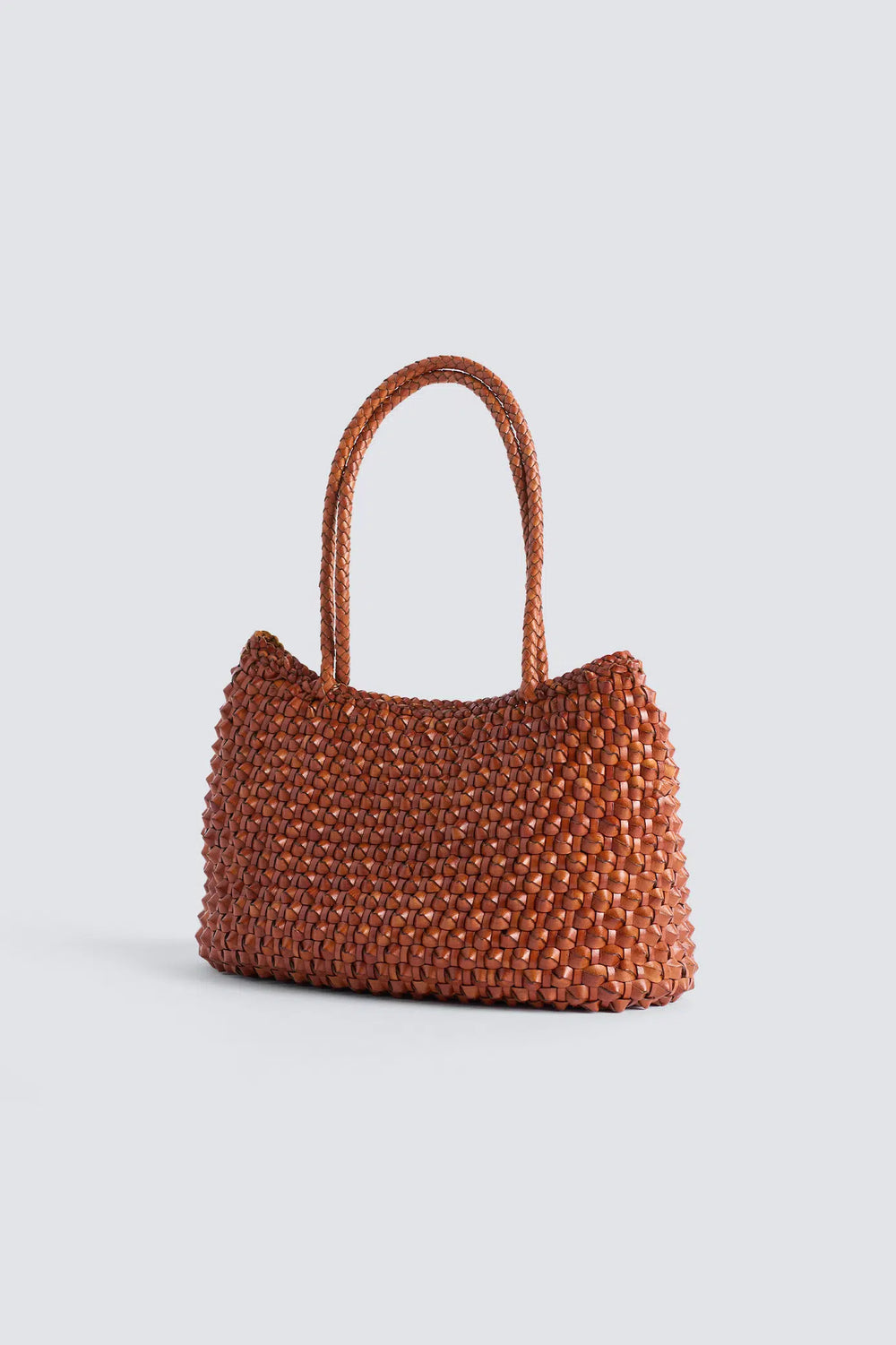 Dragon Diffusion - S.Croce Cactus Tan - Woven Leather Bag Handmade