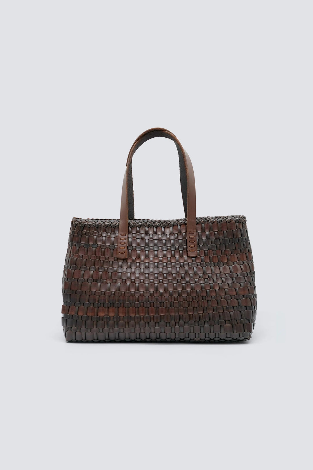 Dragon Diffusion - Woven Leather Bag - Salvage Dark Brown
