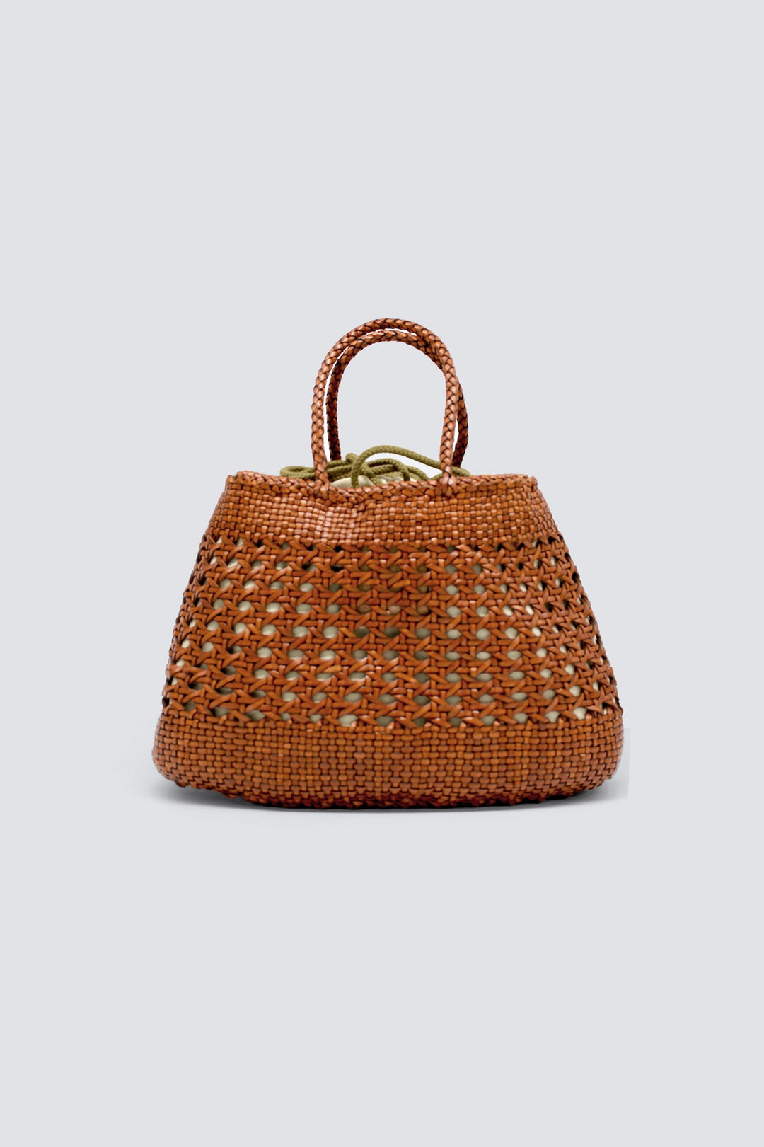 Dragon Diffusion - Santa Cano Tan - Woven Leather Bag Handmade