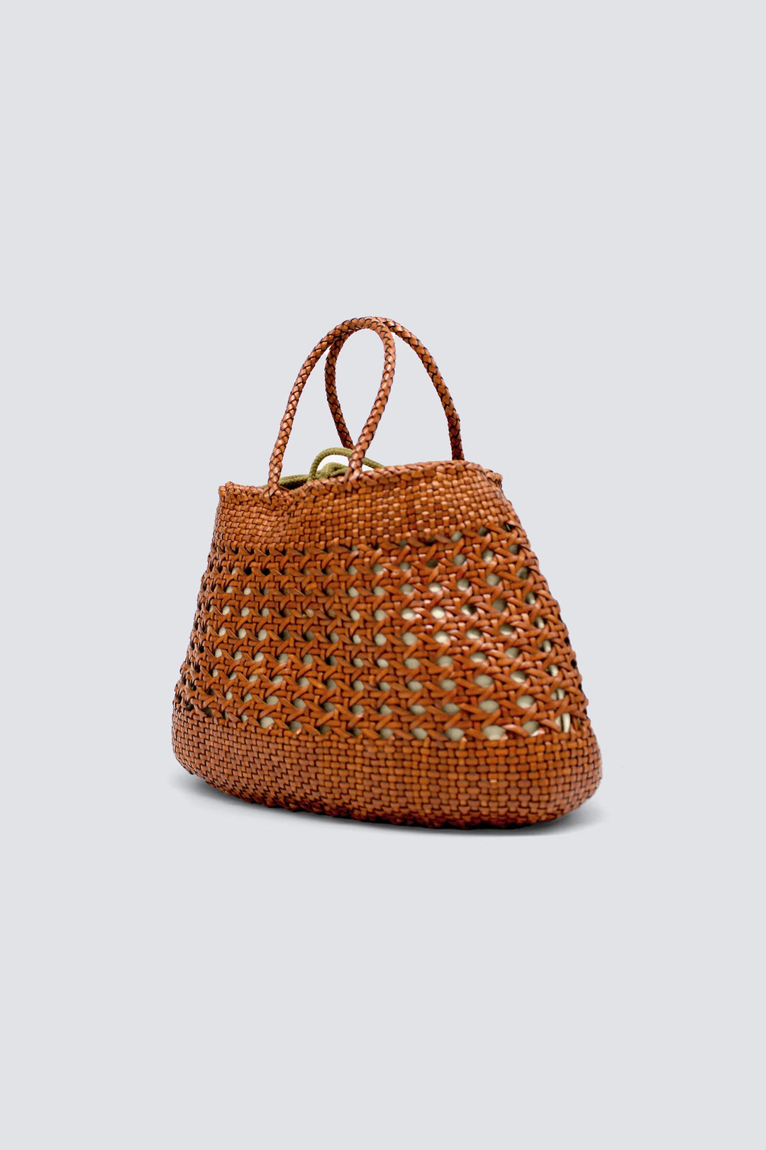 Dragon Diffusion - Santa Cano Tan - Woven Leather Bag Handmade