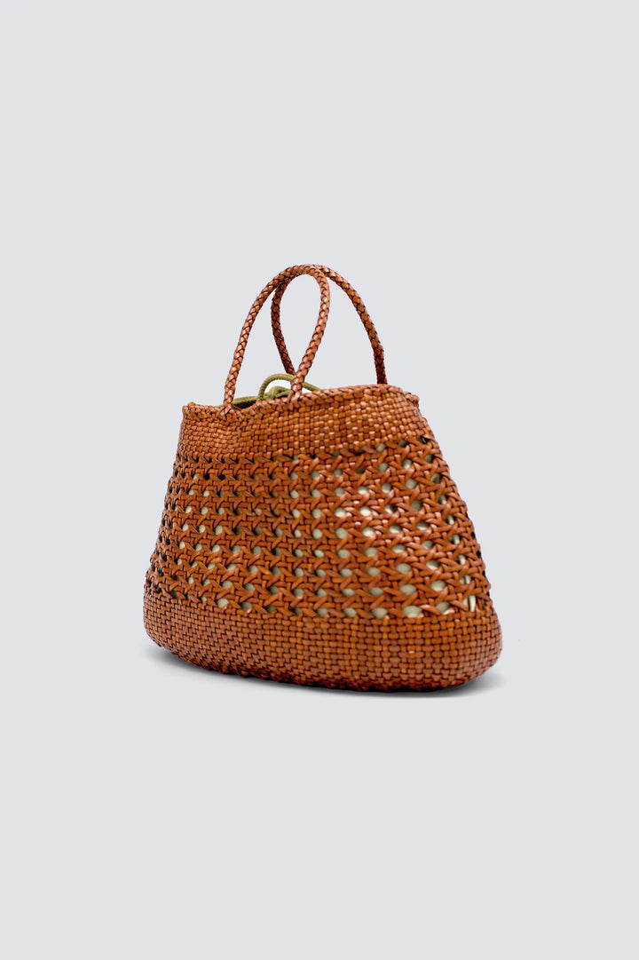 Dragon Diffusion - Santa Cano Tan - Woven Leather Bag Handmade