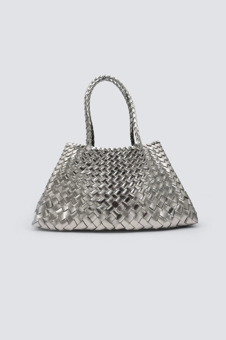 Dragon Diffusion - Woven Leather Bag - Santa Croce Big Covert Foil