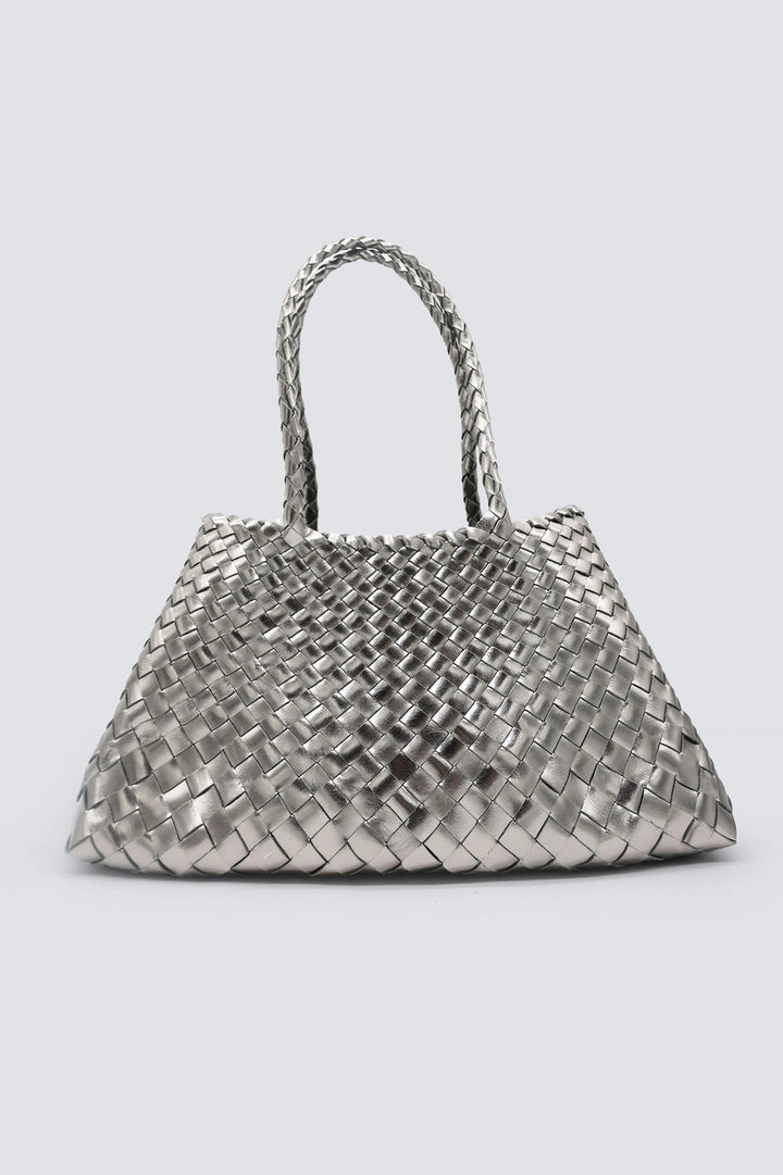 Dragon Diffusion - Woven Leather Bag - Santa Croce Big Covert Foil
