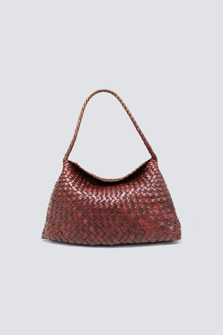Dragon Diffusion - Santa Maria Bruciato - Woven Leather Bag Handmade