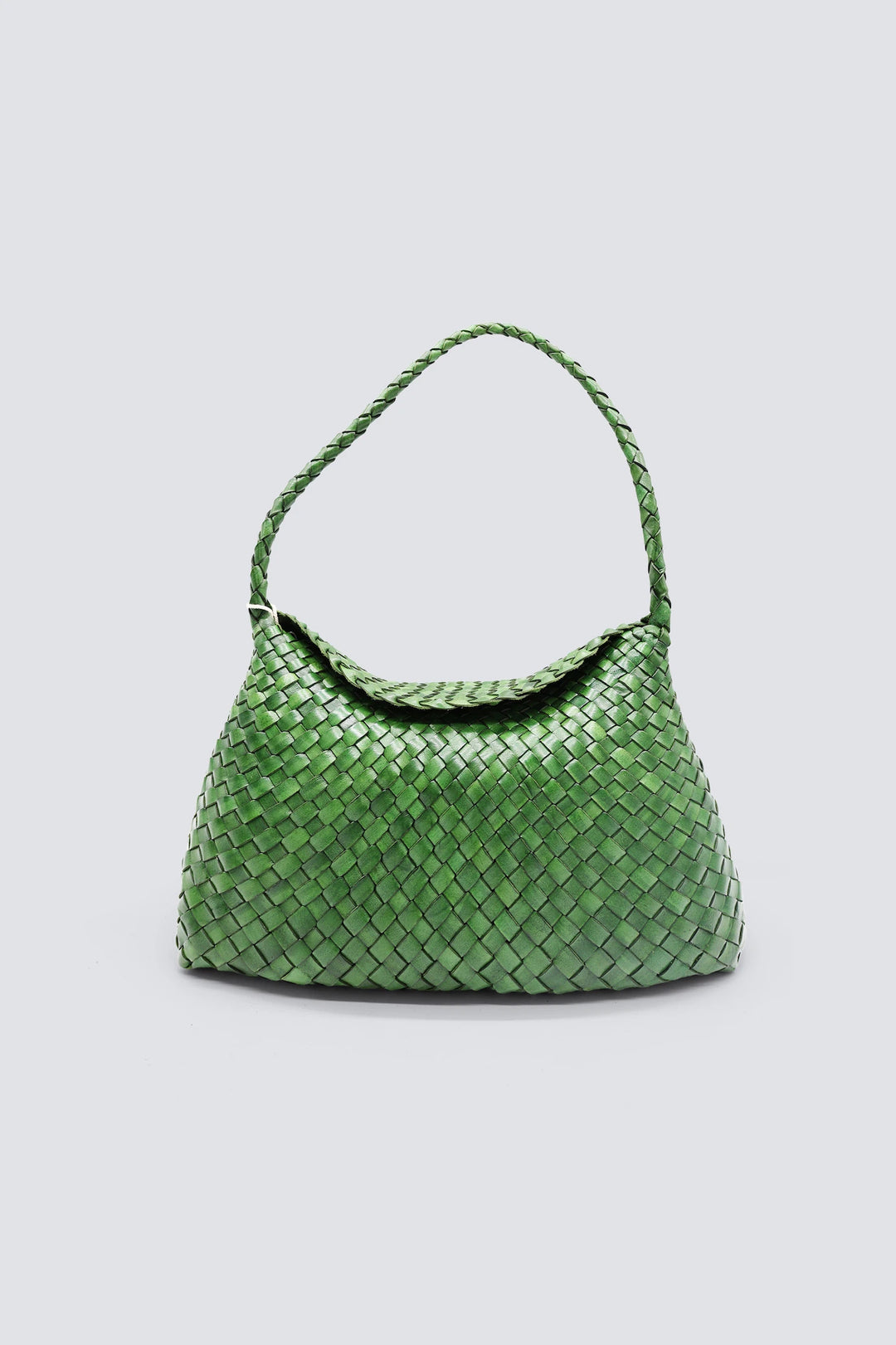 Dragon Diffusion - Woven Leather Bag - Santa Maria Leaf Green