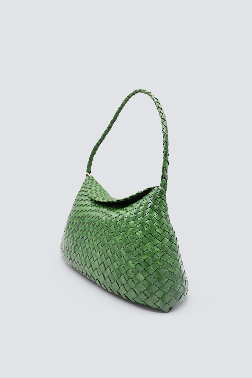 Dragon Diffusion - Woven Leather Bag - Santa Maria Leaf Green