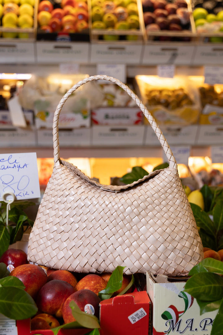 Dragon Diffusion - Santa Maria Natural - Woven Leather Bag Handmade