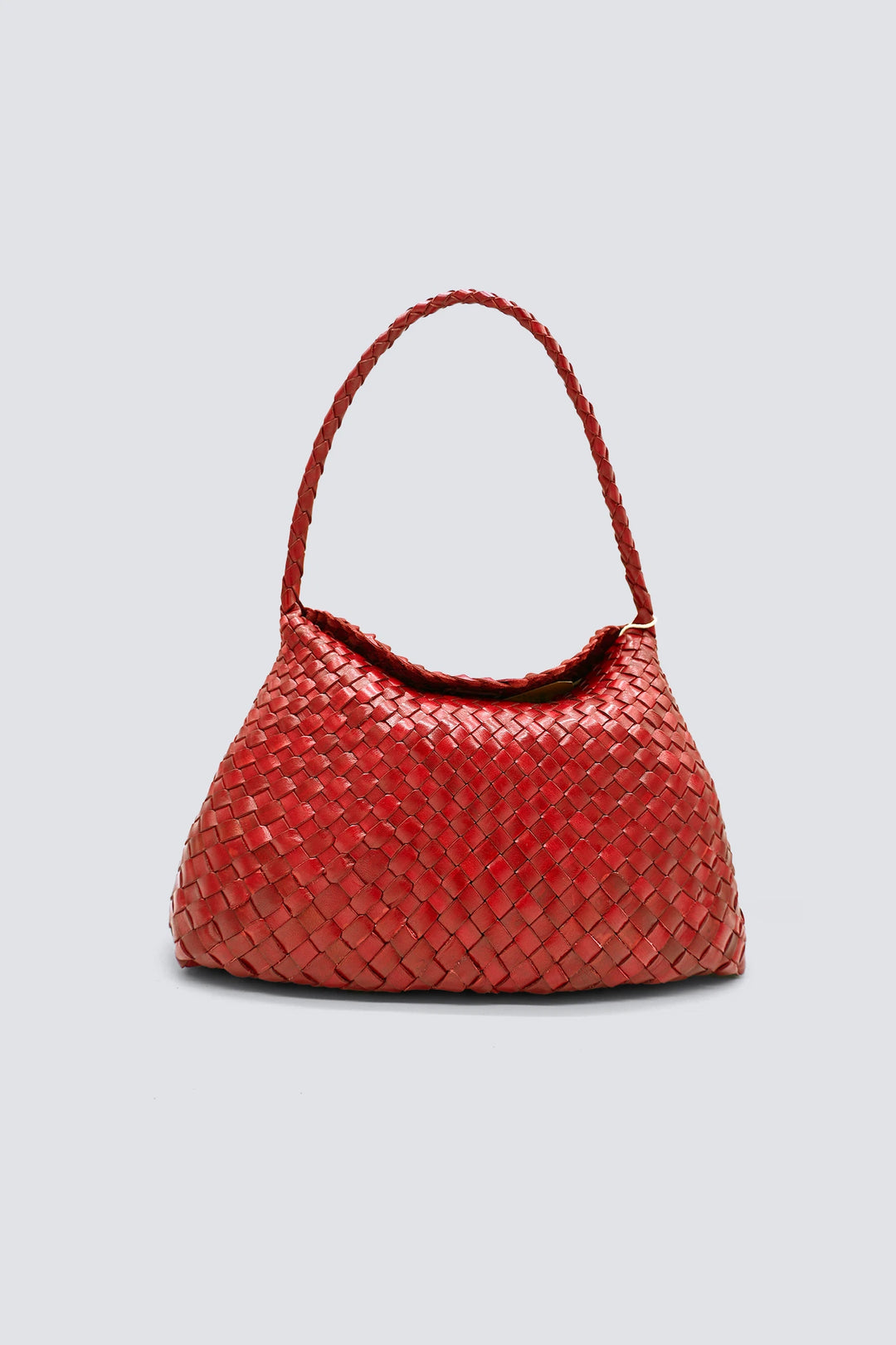 Dragon Diffusion - Woven Leather Bag - Santa Maria Poppy Red