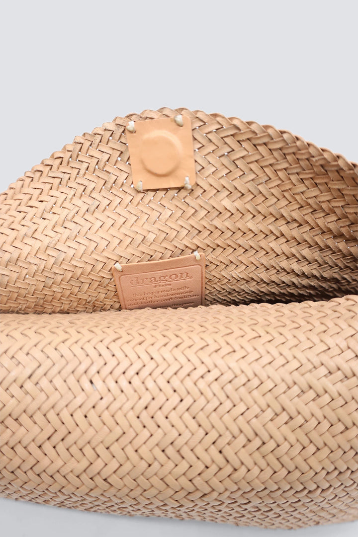Dragon Diffusion - Woven Leather Bag - Santa Marta Natural