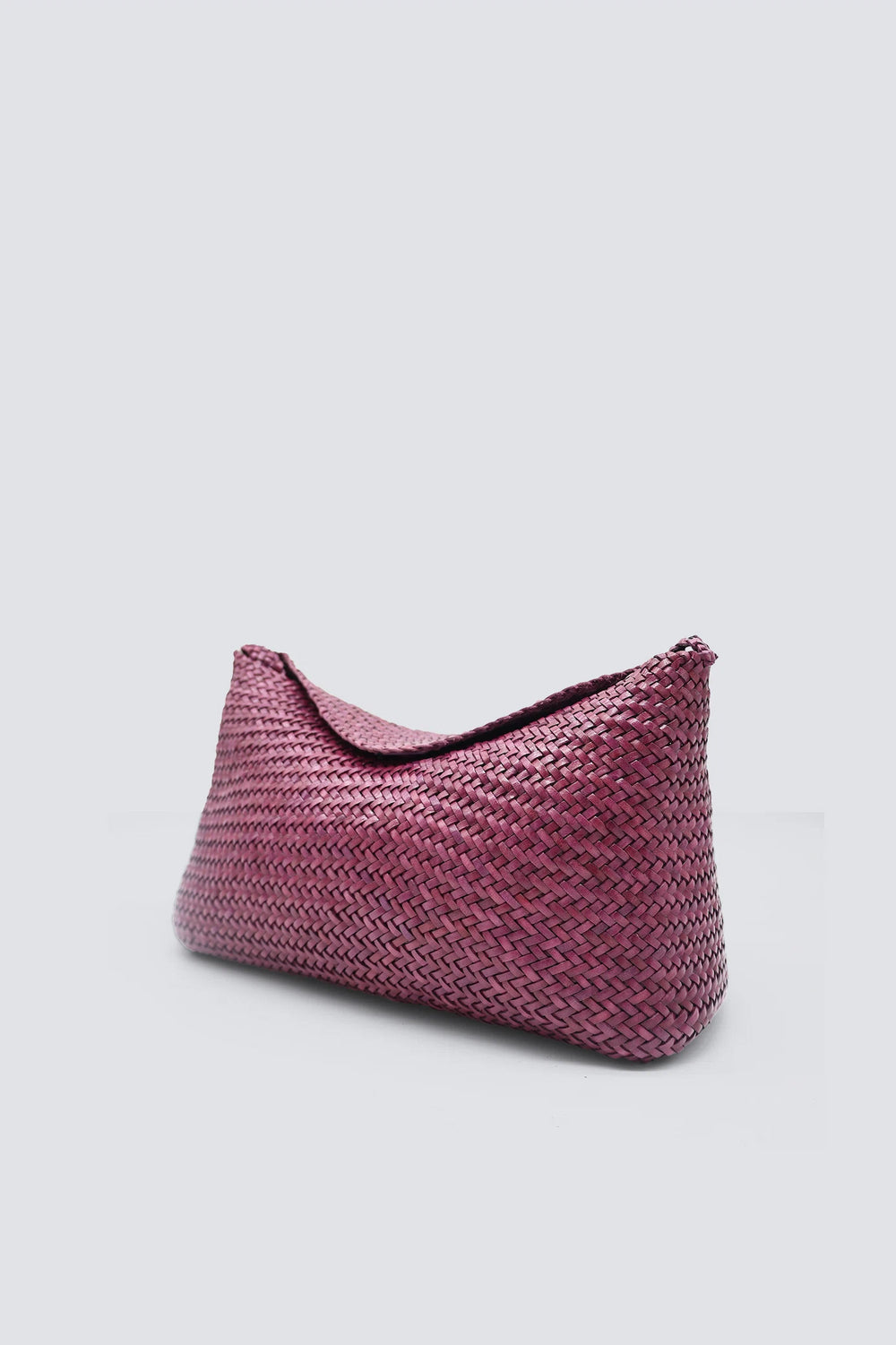 Dragon Diffusion - Woven Leather Bag - Santa Marta Plum