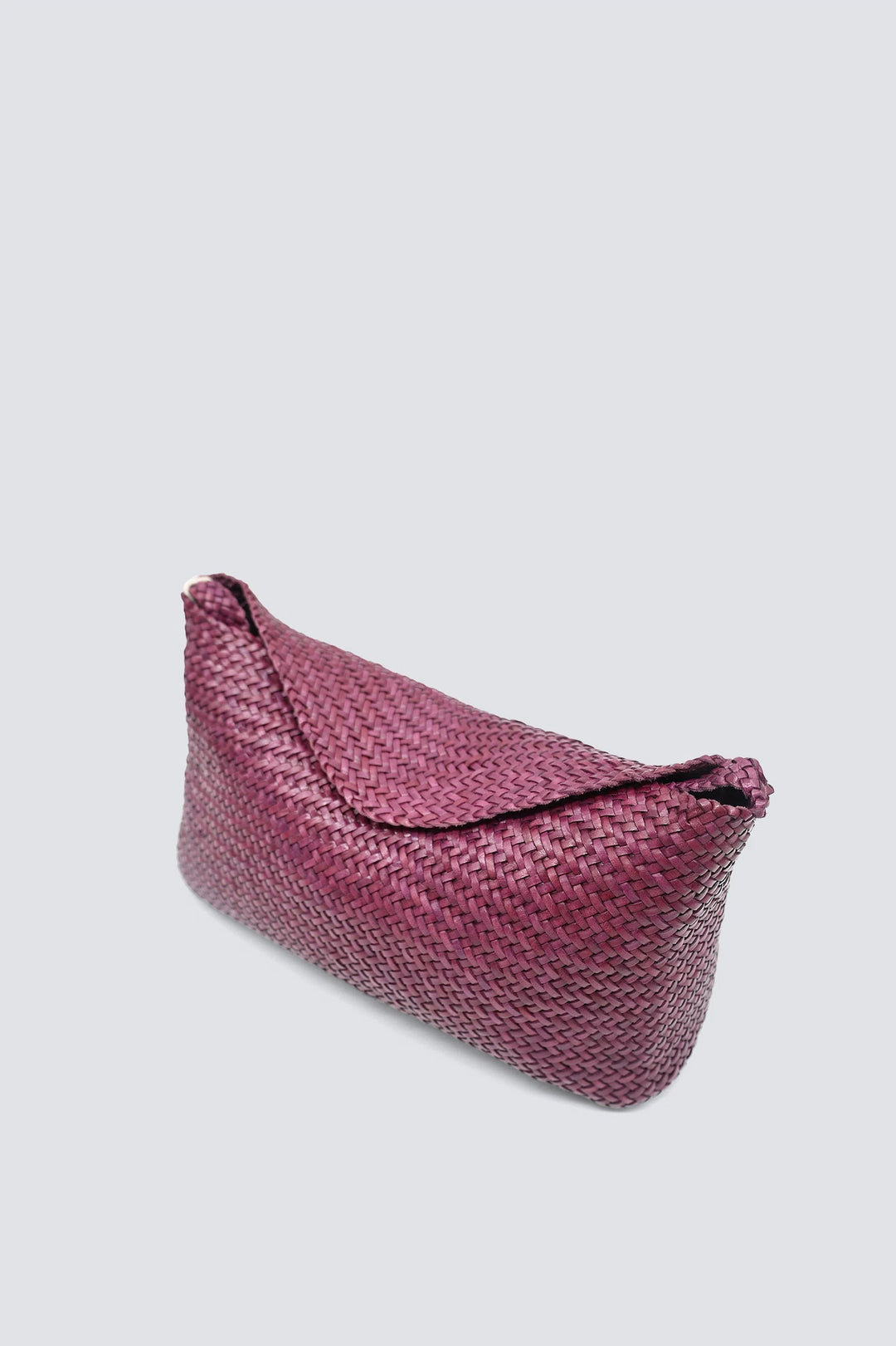 Dragon Diffusion - Woven Leather Bag - Santa Marta Plum