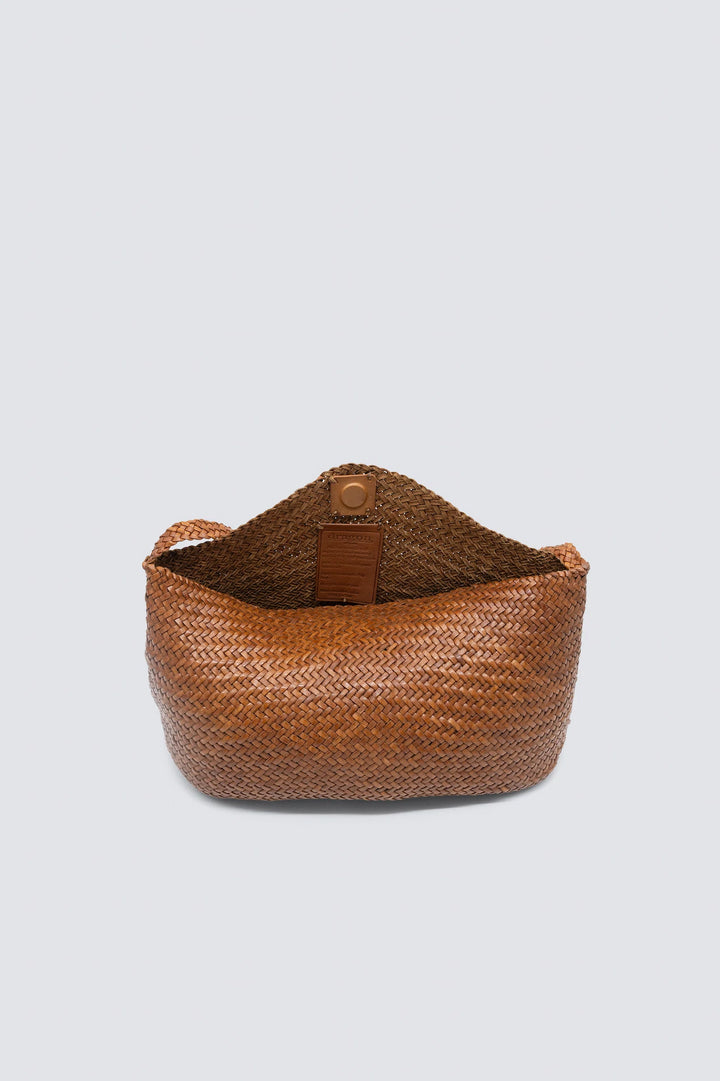 Dragon Diffusion - Woven Leather Bag - Santa Marta Tan
