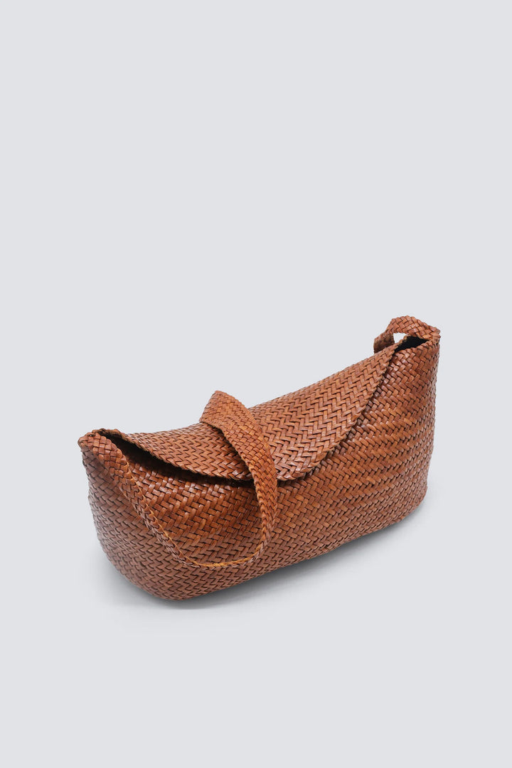 Dragon Diffusion - Woven Leather Bag - Santa Marta Tan
