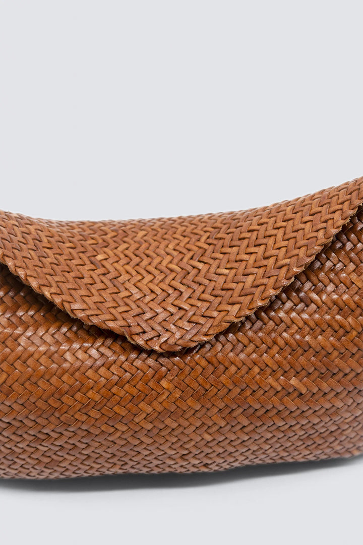 Dragon Diffusion - Woven Leather Bag - Santa Marta Tan