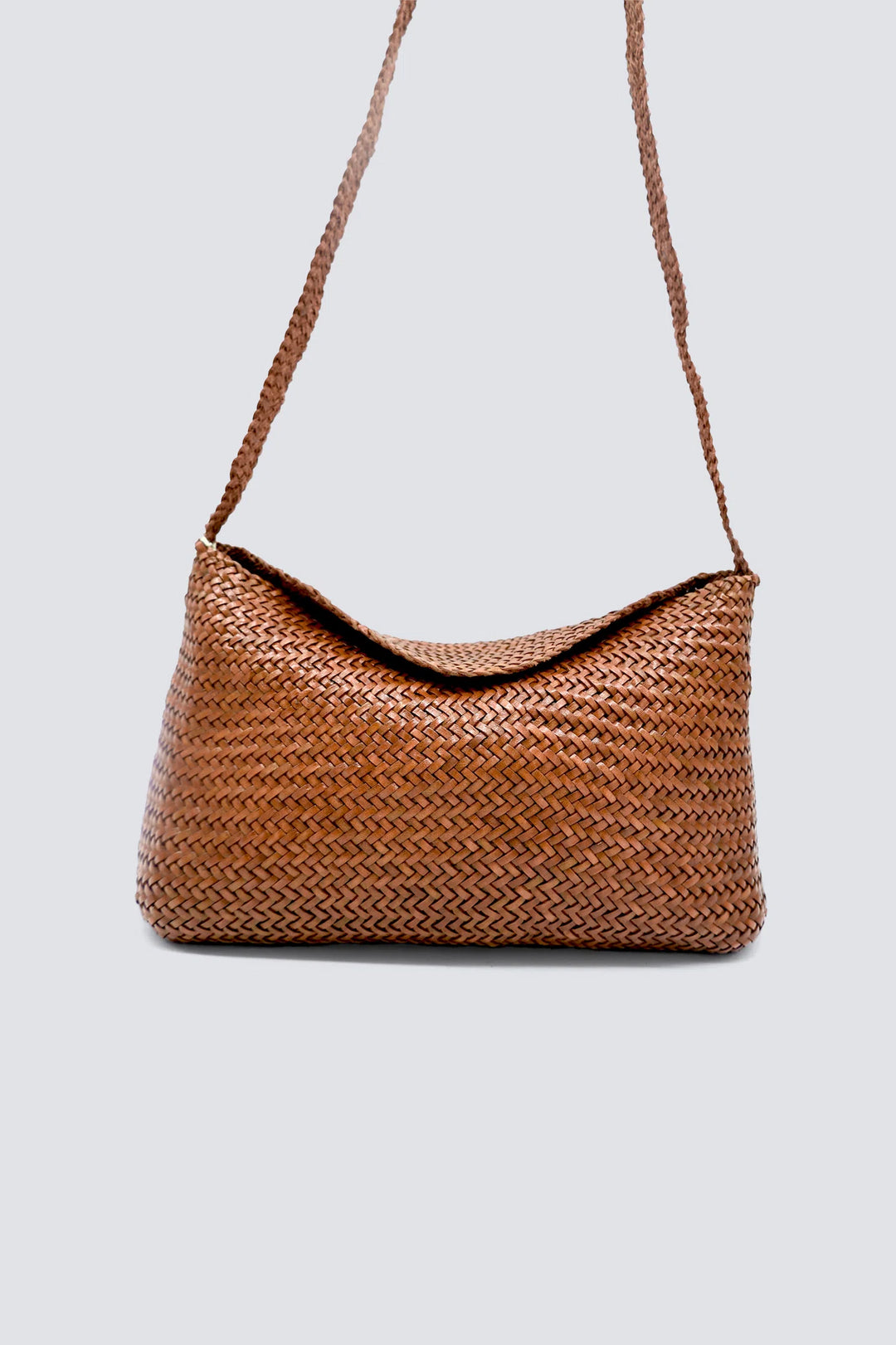 Dragon Diffusion - Woven Leather Bag - Santa Marta Tan