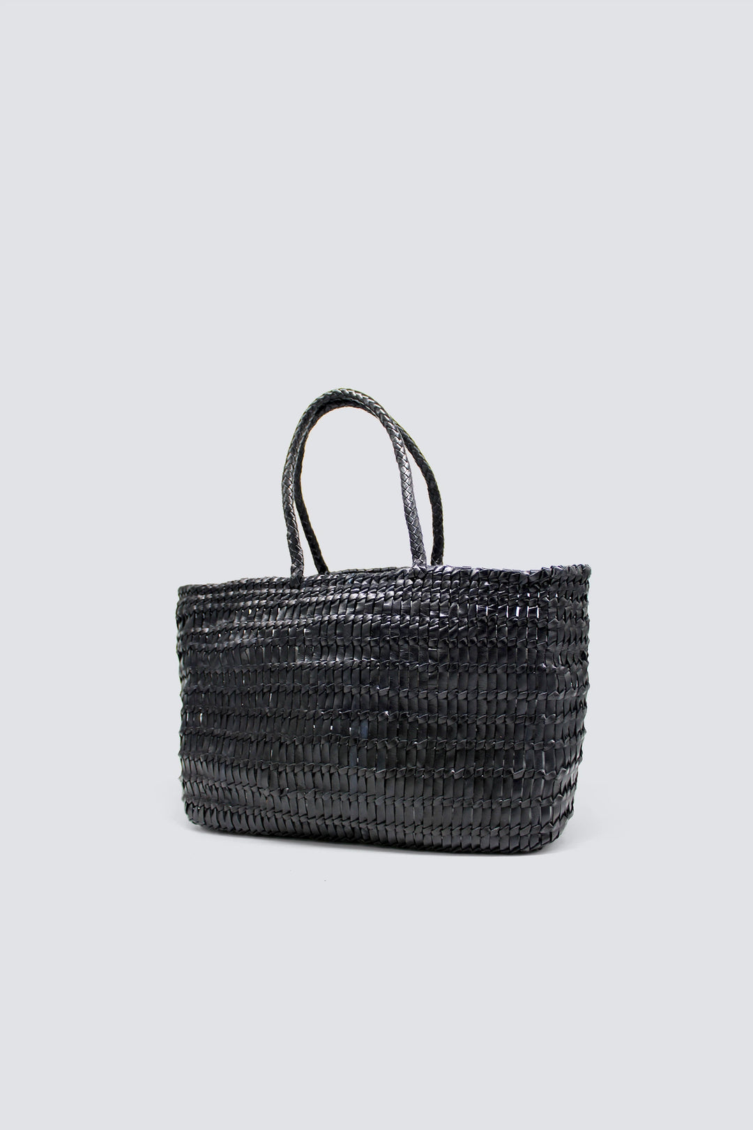 Dragon Diffusion - Terrafino Black - Woven leather Bag Handmade