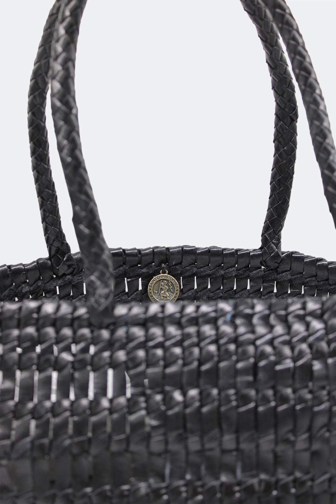 Dragon Diffusion - Terrafino Black - Woven leather Bag Handmade