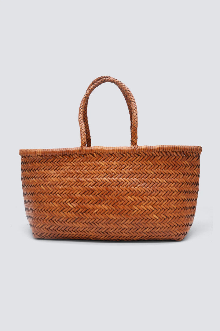 Dragon Diffusion - Triple Jump Big Tan - Woven Leather Bag Handmade