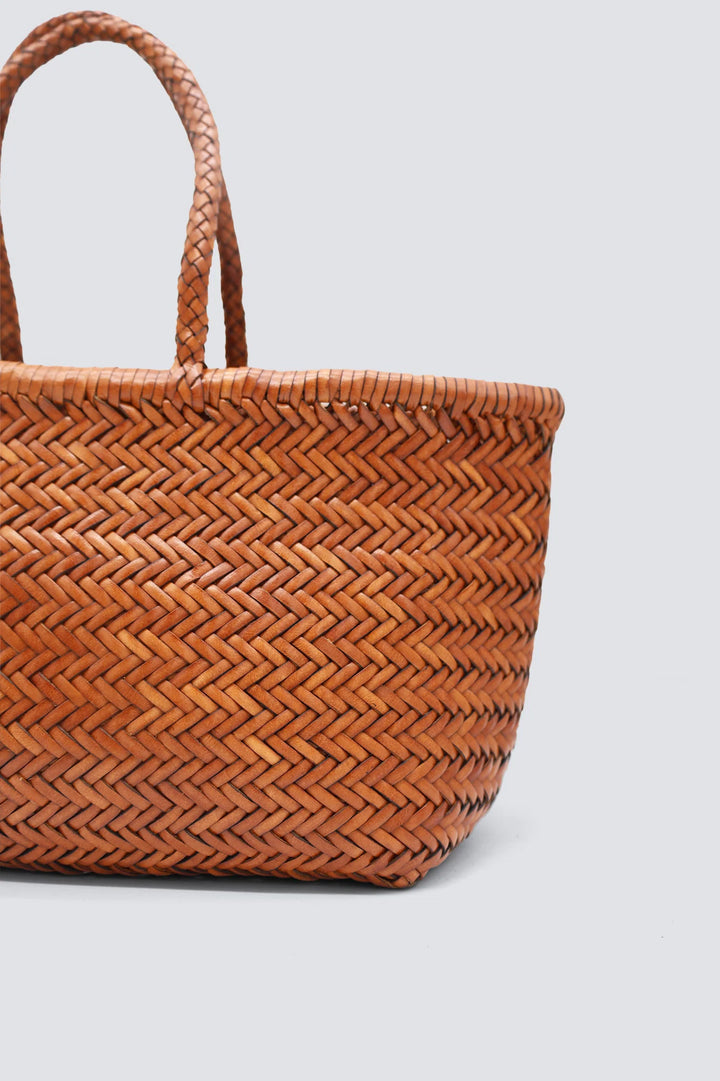 Dragon Diffusion - Triple Jump Big Tan - Woven Leather Bag Handmade