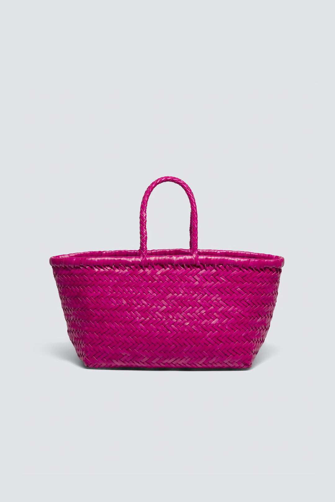 Dragon Diffusion - Triple Jump Small Fushia - Woven Leather Bag Handmade
