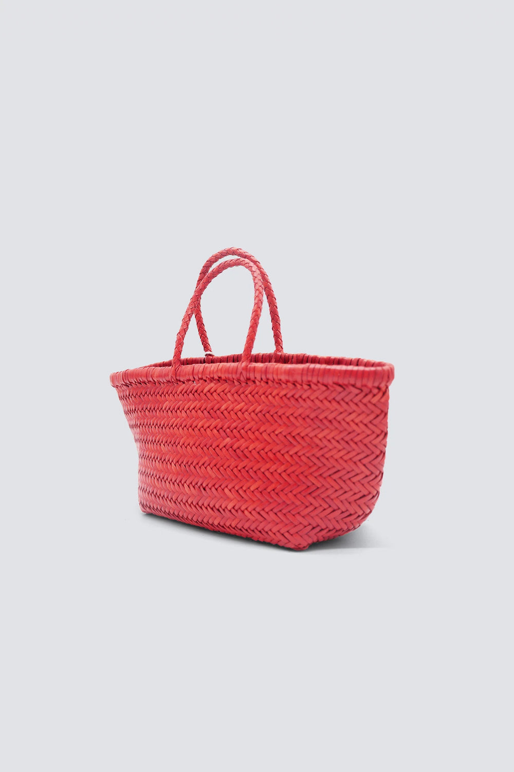 Dragon Diffusion - Woven Leather Bag - Triple Jump Small Poppy Red