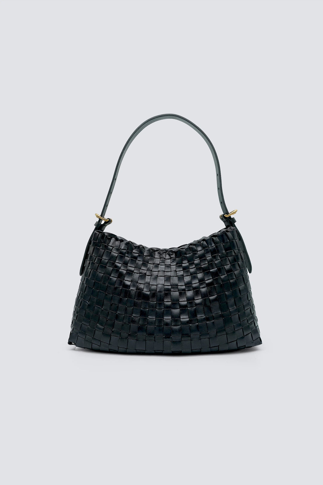 Dragon Diffusion - Woven Leather Bag - Hobo Salvage Black