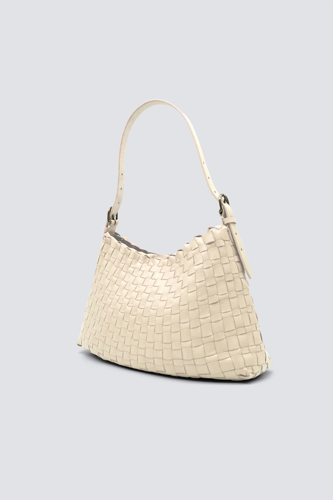 Dragon Diffusion - Woven Leather Bag - Hobo Salvage Pearl