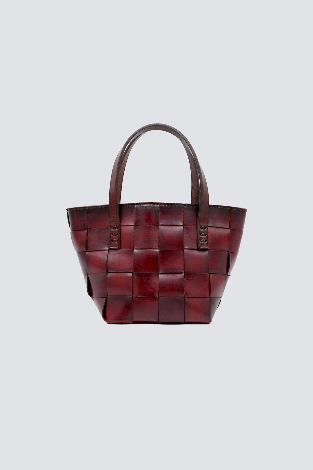 Dragon Diffusion - Woven Leather Bag - Japan Mini Bordo