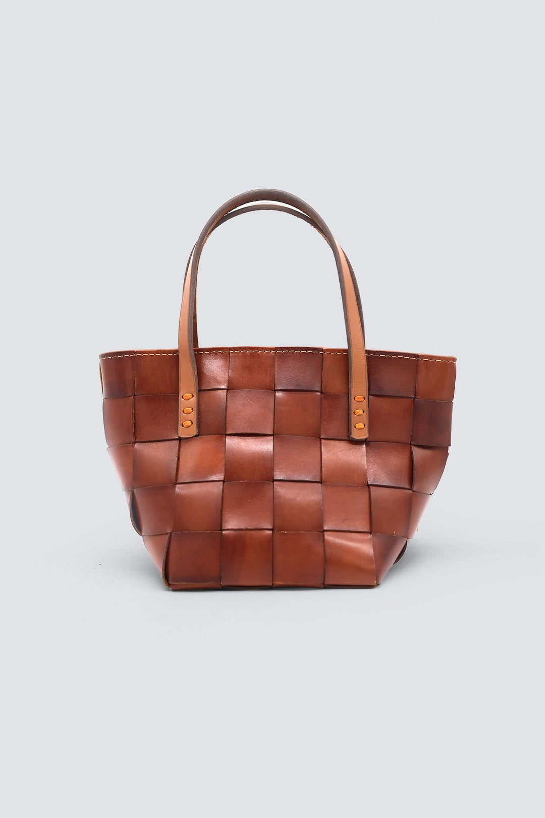 Dragon Diffusion - Woven Leather Bag - Japan Mini Tan