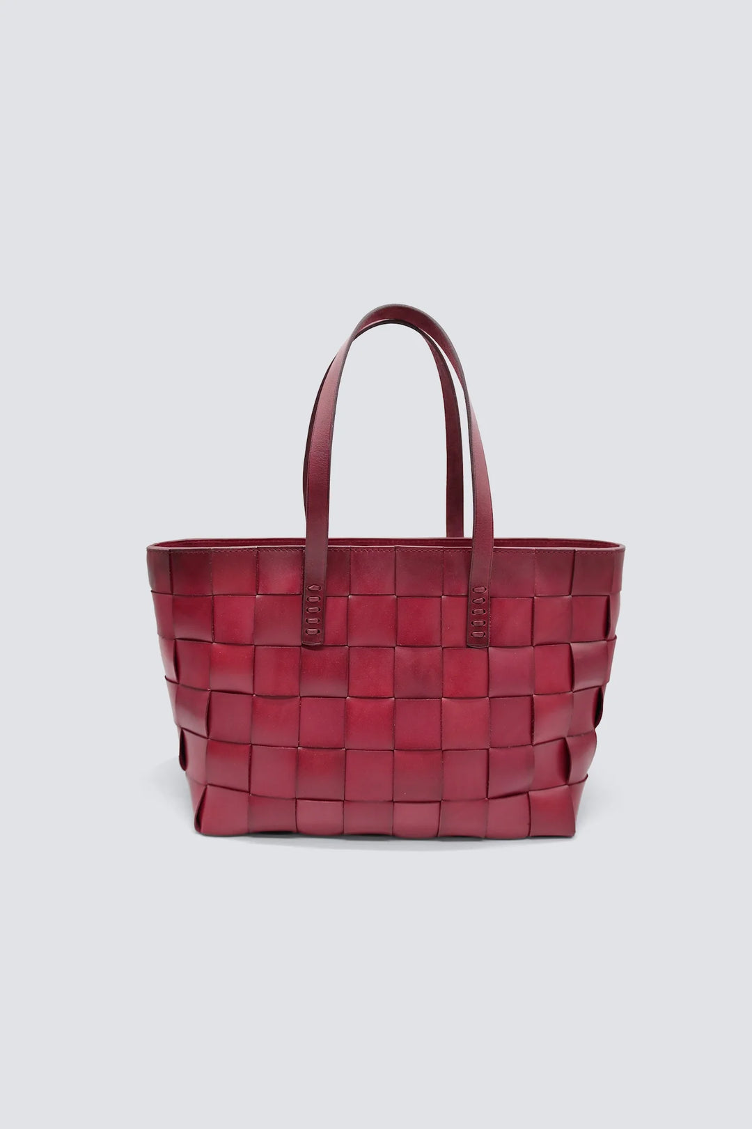 Dragon Diffusion - Woven Leather Bag - Japan Tote Bordo