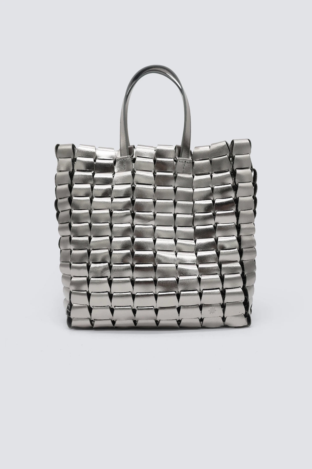 Dragon Diffusion - Woven Leather Bag - Link Tote Covert Foil