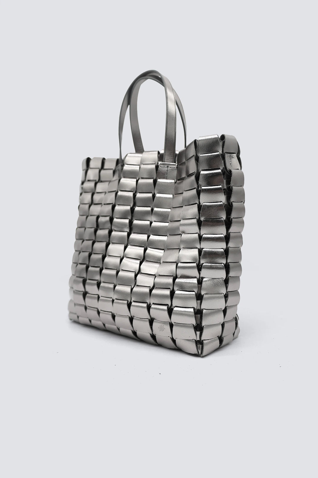 Dragon Diffusion - Woven Leather Bag - Link Tote Covert Foil