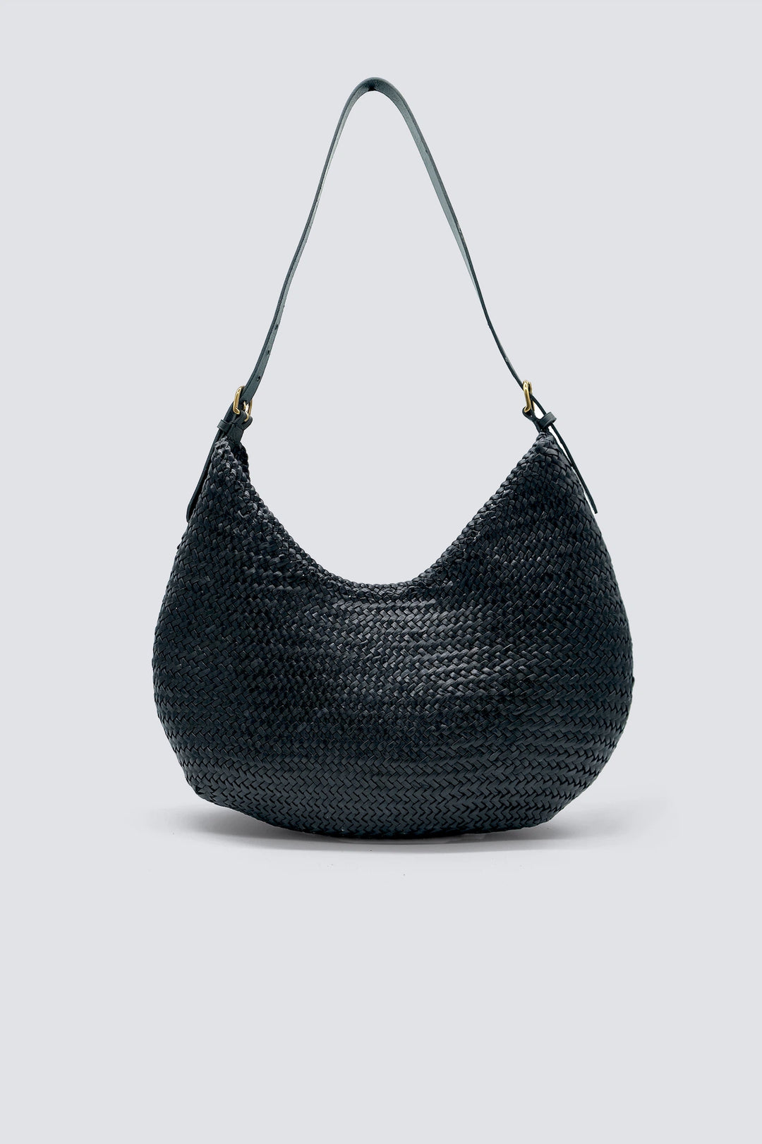 Dragon Diffusion - Woven Leather Bag - Luna Mezza Black