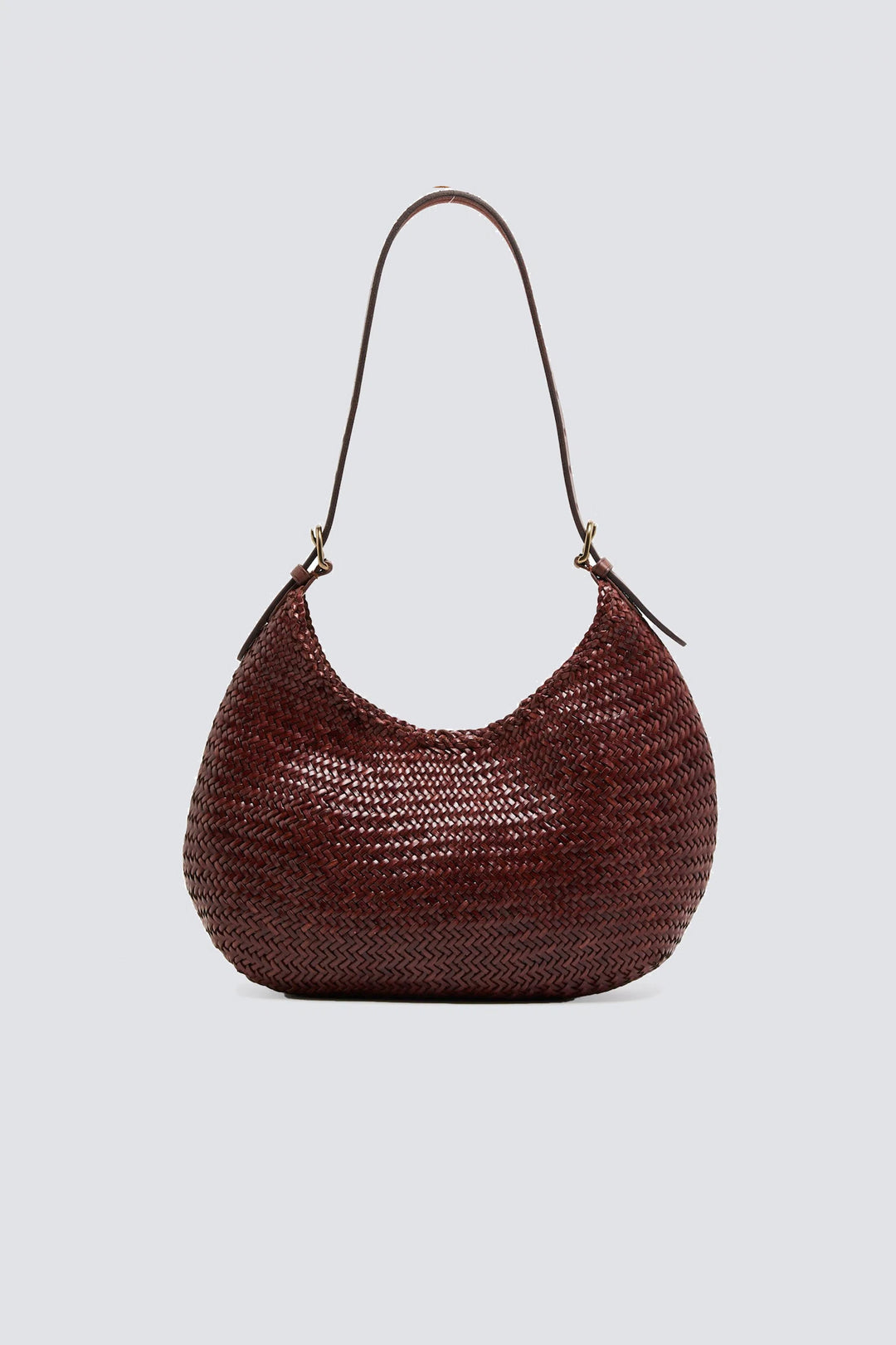 Dragon Diffusion - Woven Leather Bag - Luna Mezza Bruciato